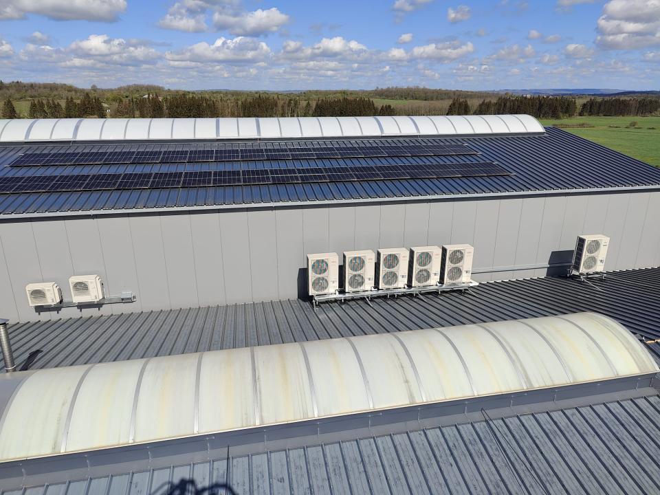 Production PV et installation de pompes à chaleur